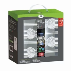 Smart Solar Crystal Glass Solar Stake Light - 4 Pack -Garden Care Shop 1011214 6