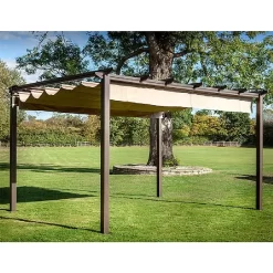 Hartman Roma 3x4m Rectangular Pergola Bronze -Garden Care Shop 1016022 2