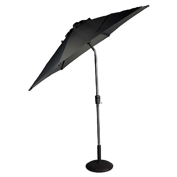 Supremo Grey 2.5m Riviera Deluxe Parasol 2 Supremo Grey 2.5m Riviera Deluxe Parasol - Image 2