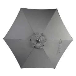 Supremo Grey 2.5m Riviera Deluxe Parasol 6 Supremo Grey 2.5m Riviera Deluxe Parasol -Garden Care Shop 1058279 2