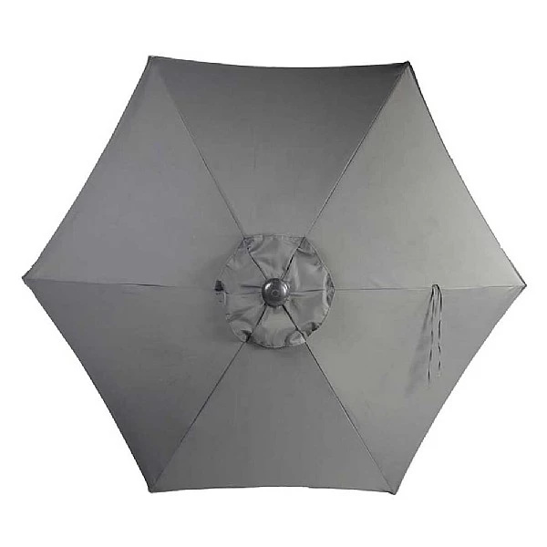 Supremo Grey 2.5m Riviera Deluxe Parasol 3 Supremo Grey 2.5m Riviera Deluxe Parasol - Image 3