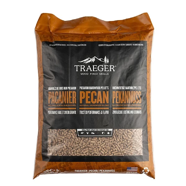 Traeger Pecan Hardwood Pellets 9kg 1 Traeger Pecan Hardwood Pellets 9kg
