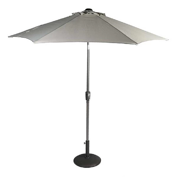 Supremo French Grey 3m Riviera Deluxe Parasol 1 Supremo French Grey 3m Riviera Deluxe Parasol