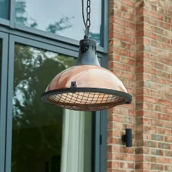 Kalos Copper Pendant Patio Heater
