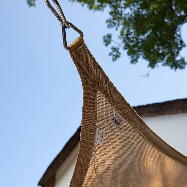 Pacific Lifestyle 3.6m Triangle Shade Sail Sand 2 Pacific Lifestyle 3.6m Triangle Shade Sail Sand - Image 2