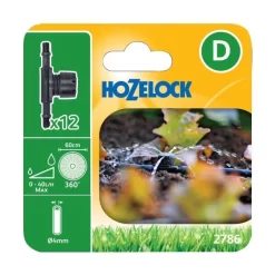 Hozelock 360? Adjustable In Line Mini Sprinkler (Pack Of 12)