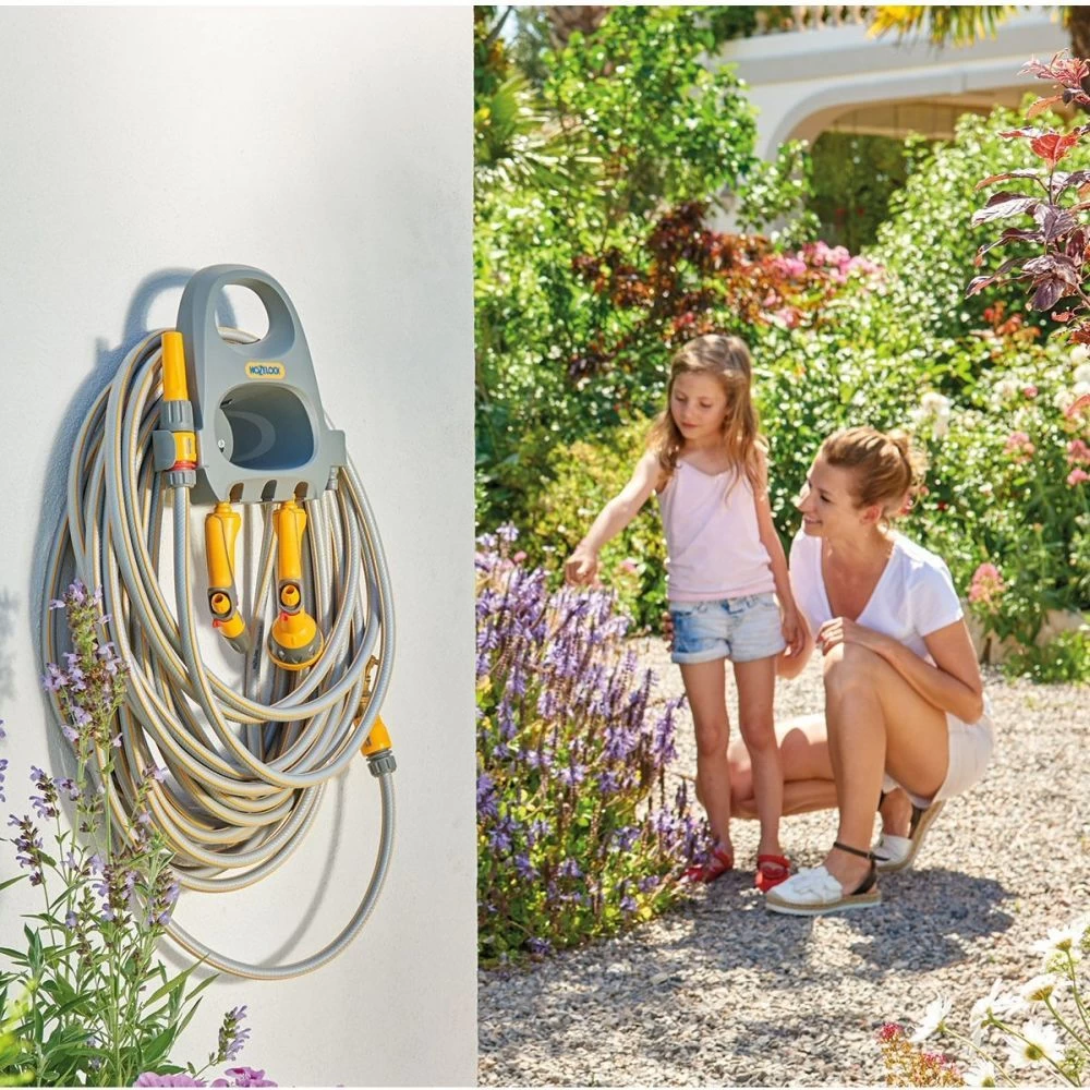 Hozelock Hose Hanger With Storage 2 Hozelock Hose Hanger With Storage - Image 2