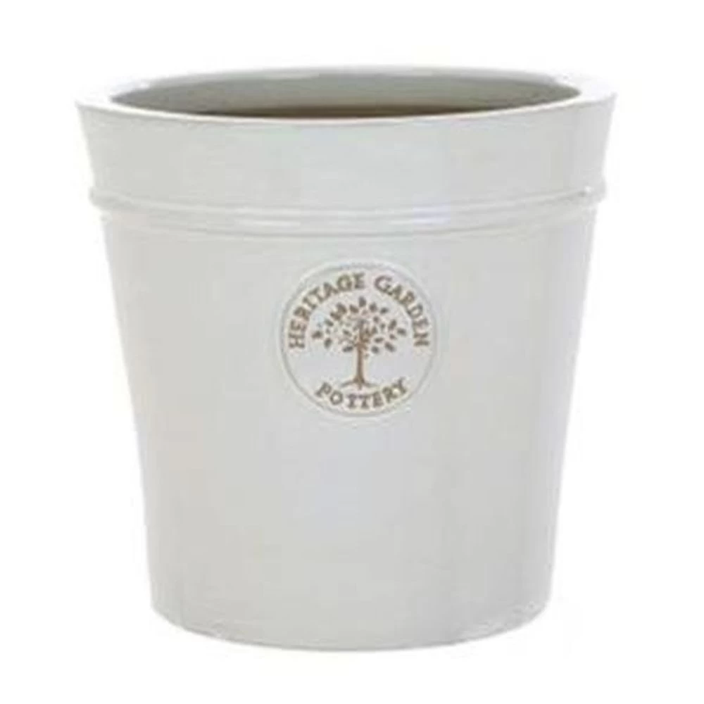 Woodlodge 33cm White / Cream Glazed Heritage Pot 1 Woodlodge 33cm White / Cream Glazed Heritage Pot