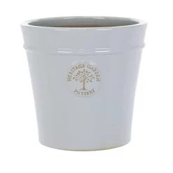 Woodlodge 33cm Pastel Grey Glazed Heritage Pot