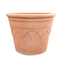 Woodlodge 39cm Terracotta RHS 2 Tapered Arches Pot