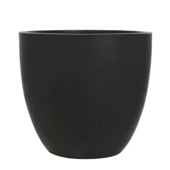 Woodlodge 52cm Black Polylite Egg Planter