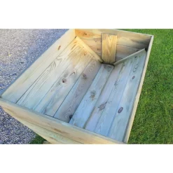 Zest 4 Leisure 1m Wooden Vegetable Bed -Garden Care Shop 5027003000047 3