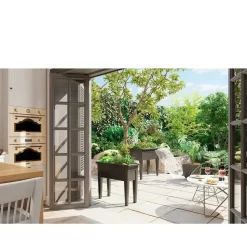 Artevasi 80cm Anthracite Venezia Grow Box Planter 5 Artevasi 80cm Anthracite Venezia Grow Box Planter -Garden Care Shop 5600442825183 3