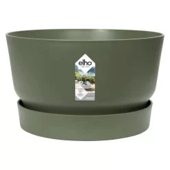 Elho 33cm Leaf Green Greenville Bowl Planter