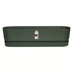 Elho 70cm Leaf Green Greenvillle Long Trough Planter