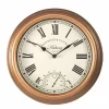 Outside In Astbury Wall Clock & Thermometer 12''