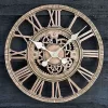 Outside In Newby Mechanical Wall Clock Bronze