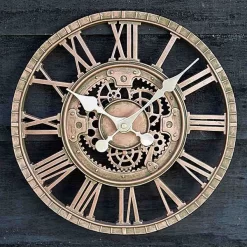 Outside In Newby Mechanical Wall Clock Bronze