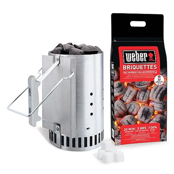 Weber Chimney Starter Set 1 Weber Chimney Starter Set