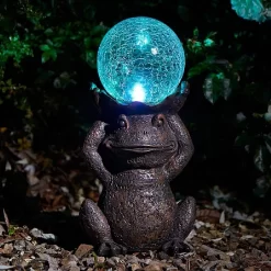 Smart Solar Gazing Frog Statue 5 Smart Solar Gazing Frog Statue -Garden Care Shop 925289 2